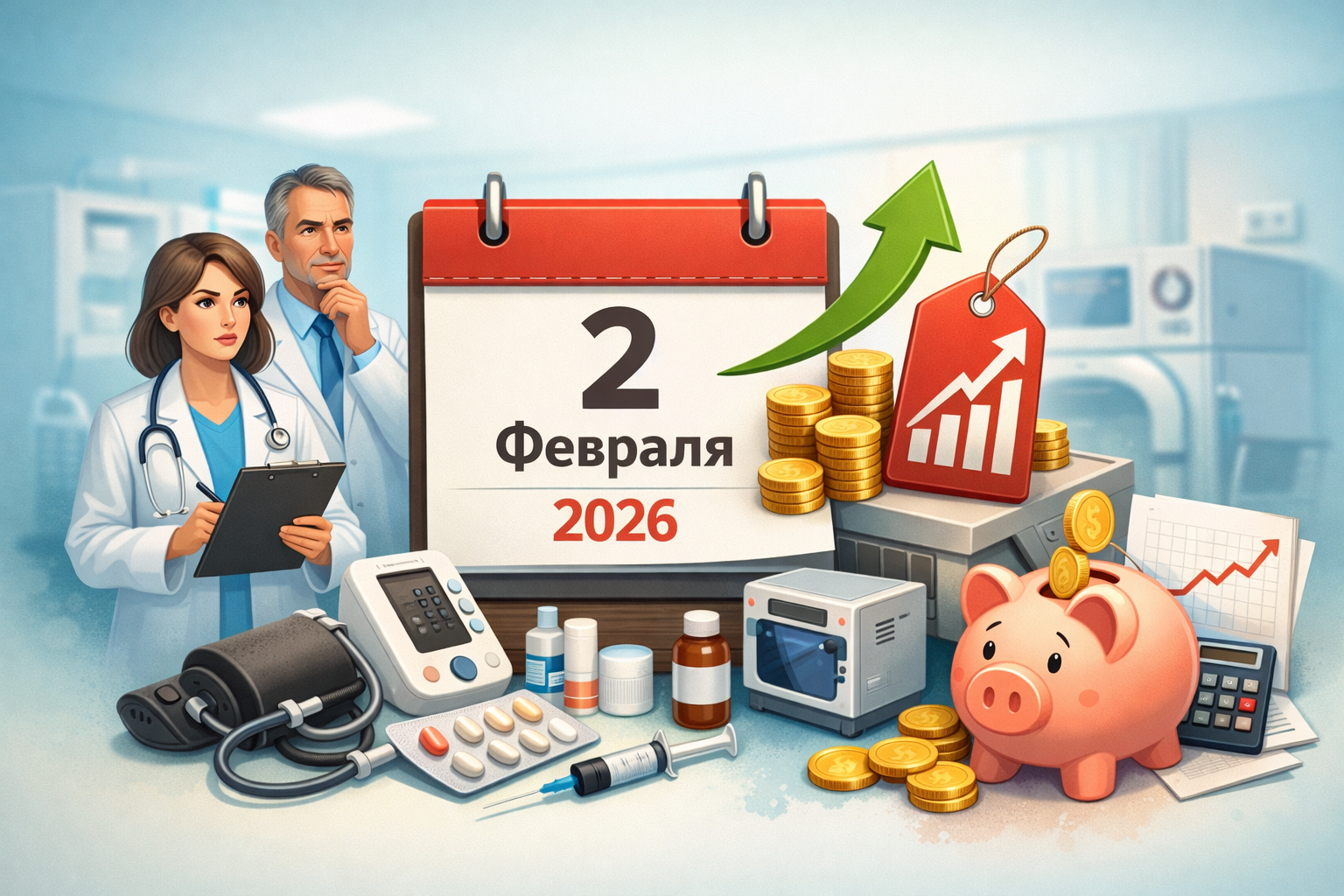 Изменение стоимости приёма врачей